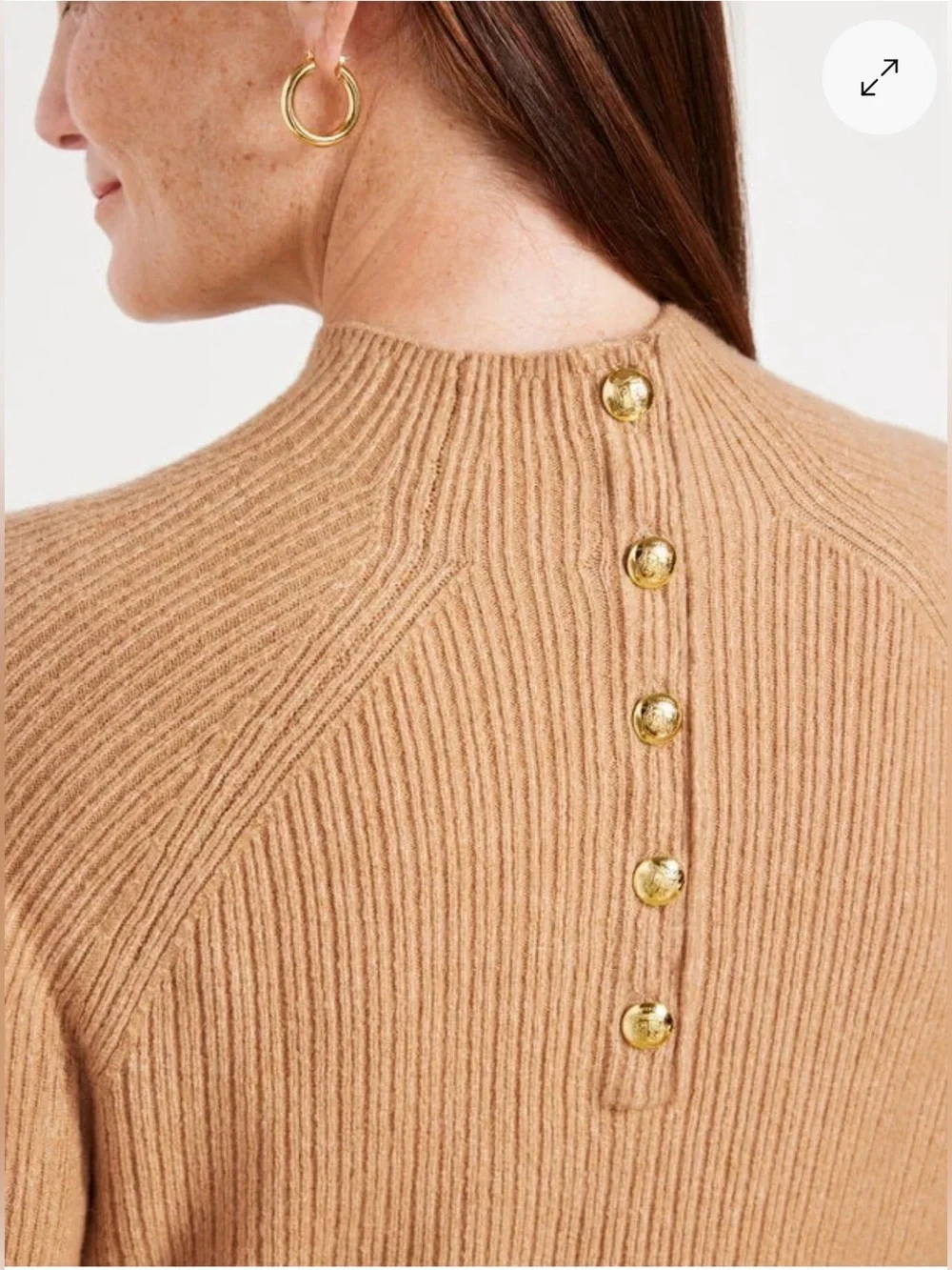Talbots Ribbed Mockneck Midi Sweater Sweater Dress Staple Preppy Polished Office